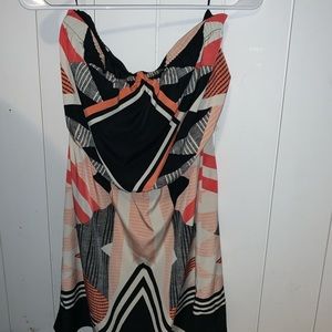 Strapless dress